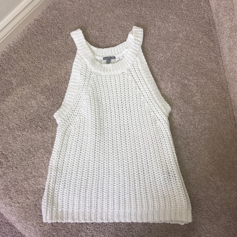 Knit crop sweater