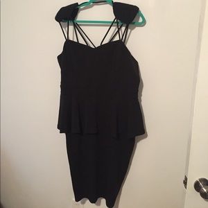 NWT City Chic strappy-peplum dress