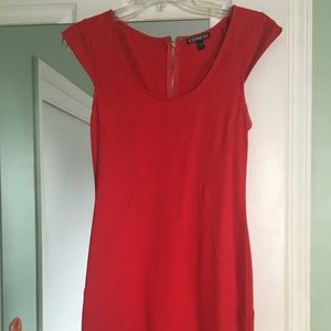 Red Dress zipper back