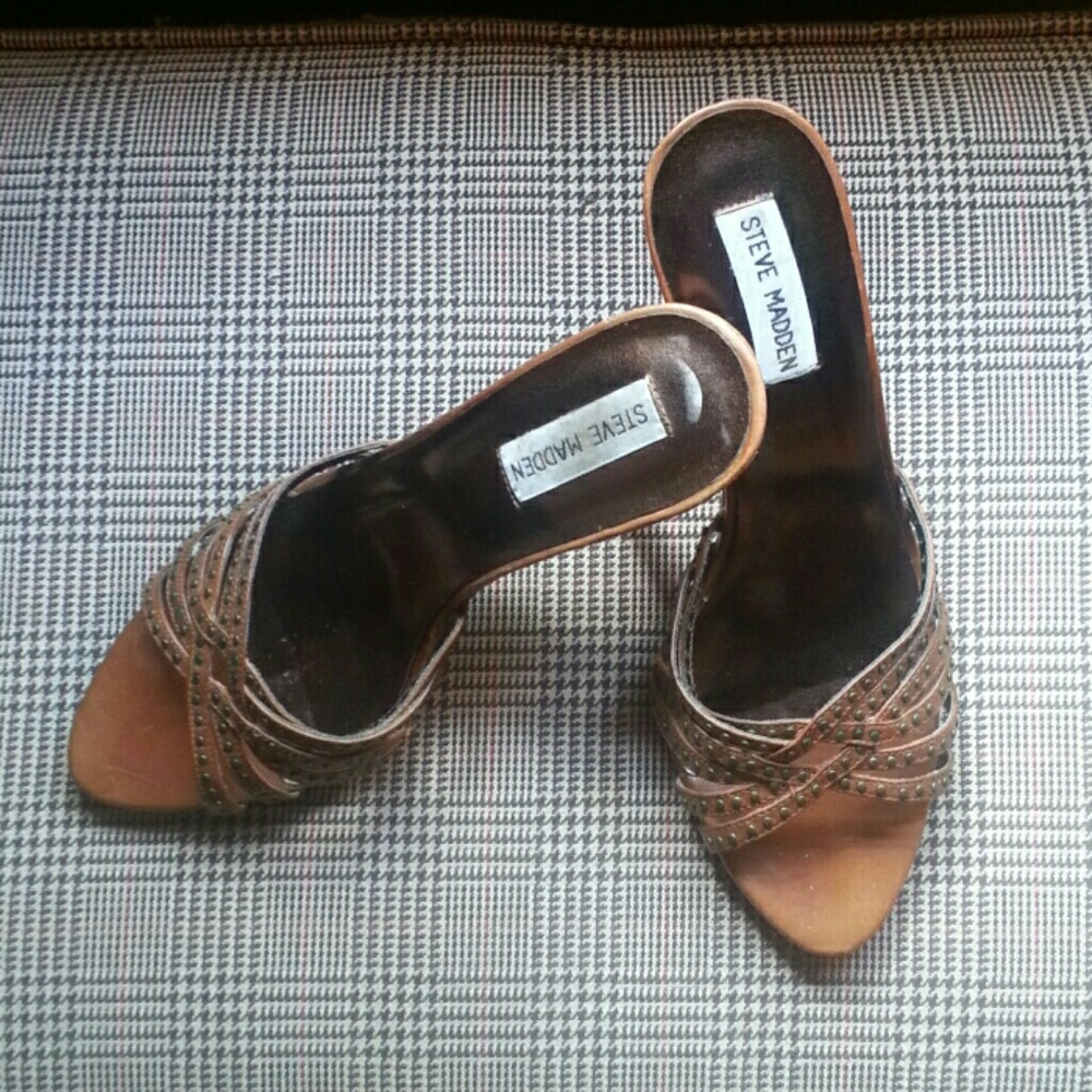 Steve Madden high heel slides