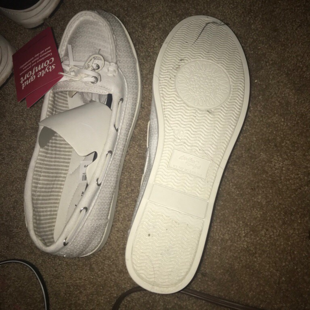 White Boat Shoes