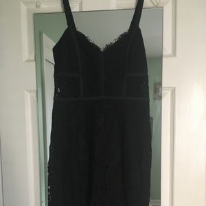 Black lace dress