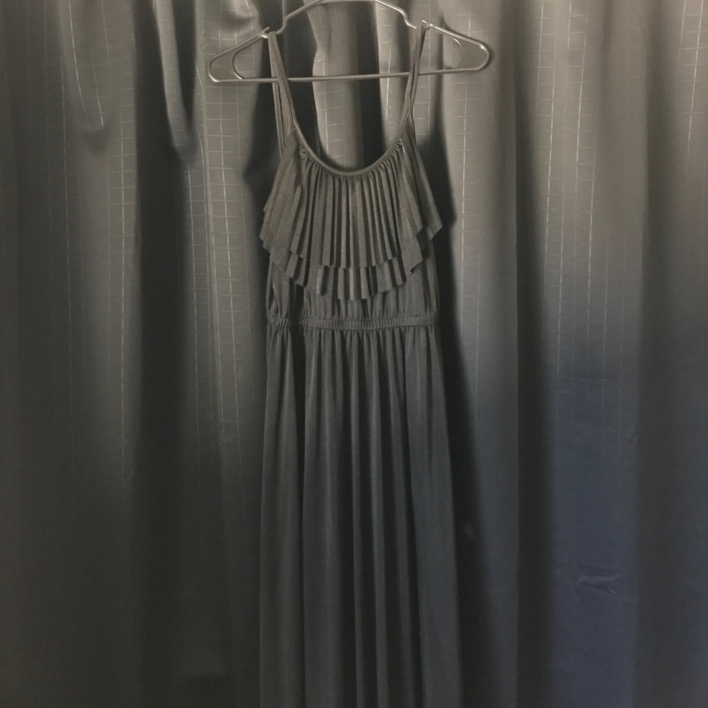 Black maxi dress
