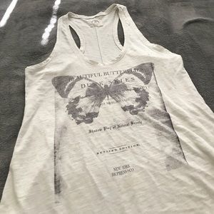Sweet soft low cut tank top