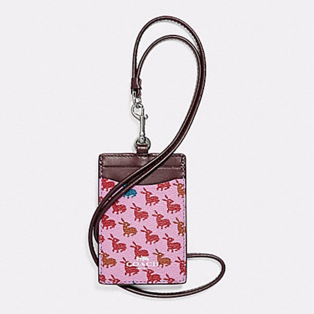 Coach Lanyard ID Card Holder Badge Holder Case - Picture 2 of 4