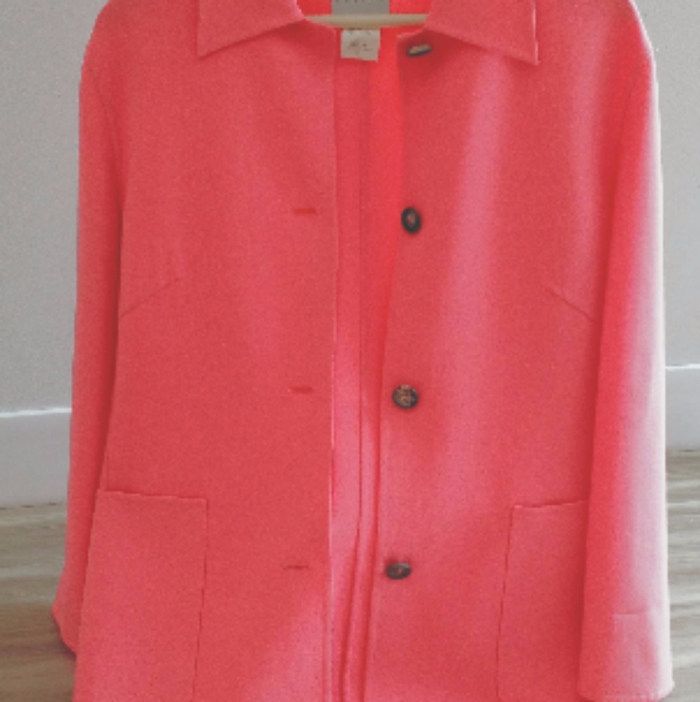 Celine pink wool jacket - Picture 1 of 3