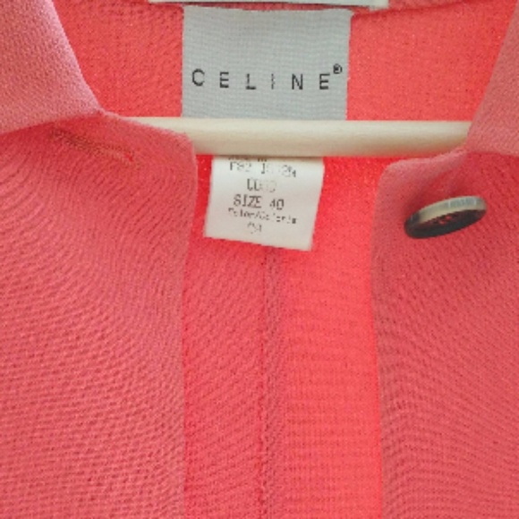 Celine pink wool jacket - Picture 2 of 3