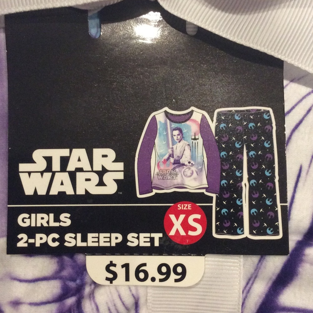 🌟NWT🌟 Star Wars 2 Piece fleece pj set