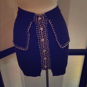 Gorgeous embellished opening ceremony knit skirt