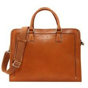 Banuce Leather Briefcase Messenger Bag.