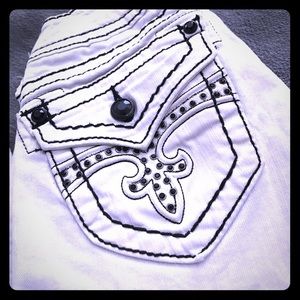 White Straight leg  Rock Revivals!!