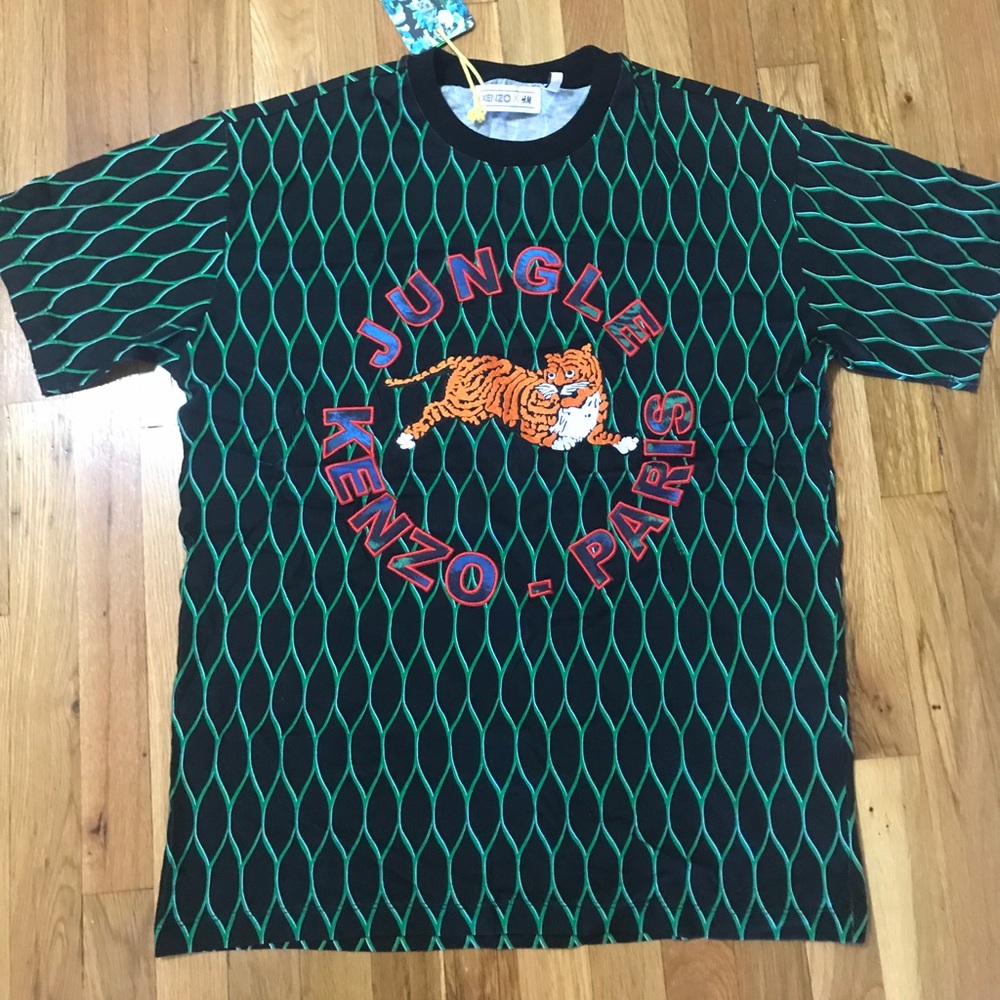 H&M & Kenzo colobaration t-shirt L size brand new