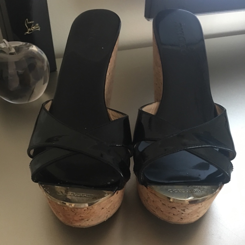 Authentic Jimmy Choo wedges