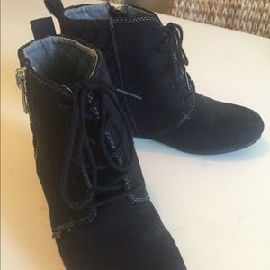 Wedge booties