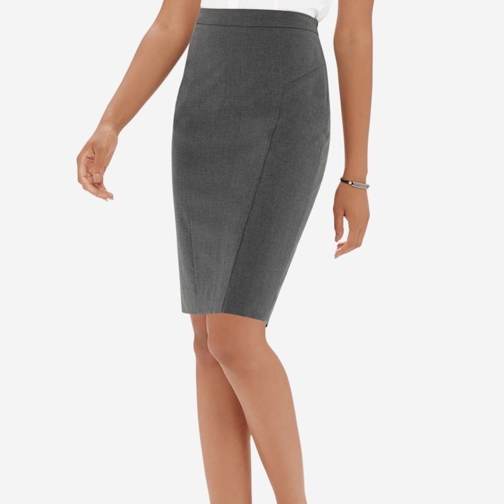 The Limited Gray Pencil Skirt