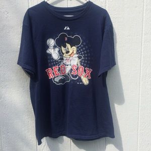 Boston Red Sox Mickey Mouse shirt