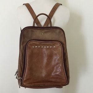 Vintage brown backpack