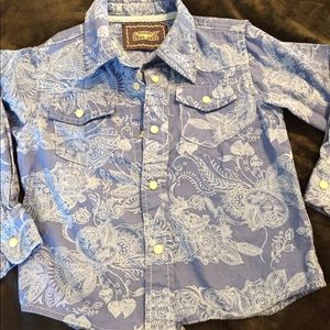 Cowboy Hardware western shirt. Size 2T