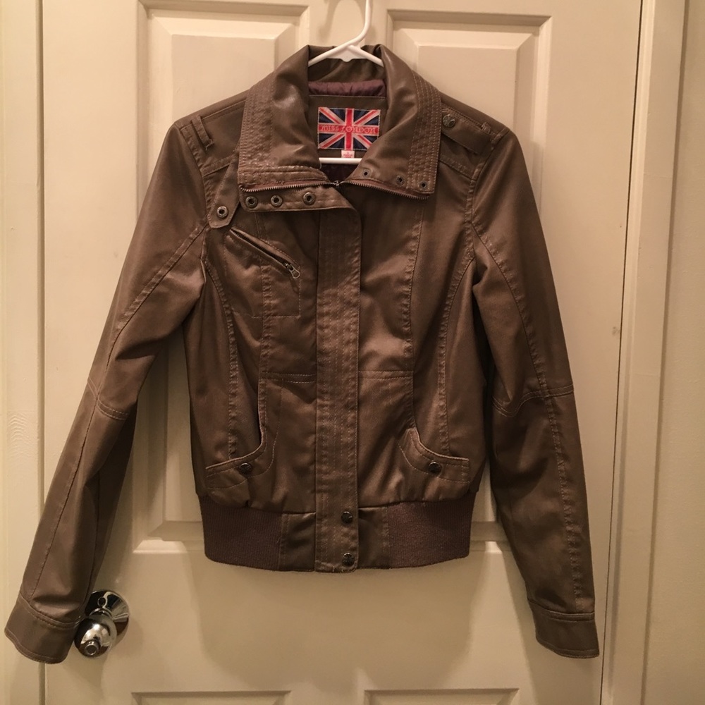 Faux Leather Jacket