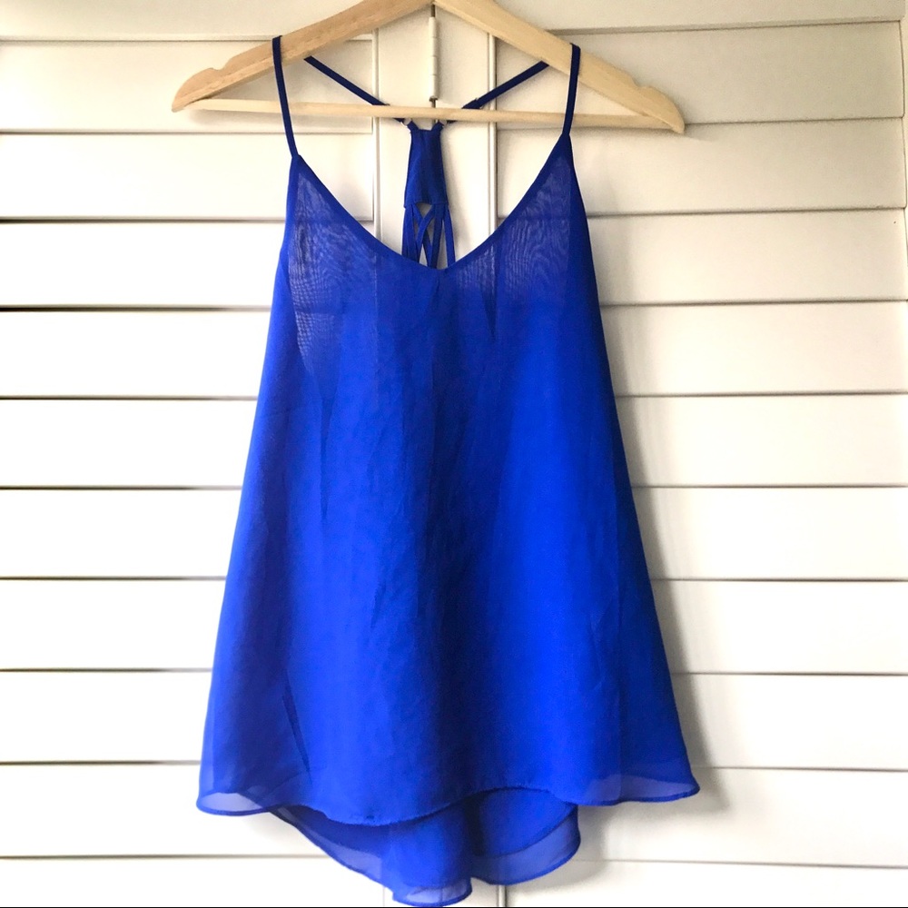 ⚡️Spring Sale⚡️ Royal Blue Strappy Back Camisole