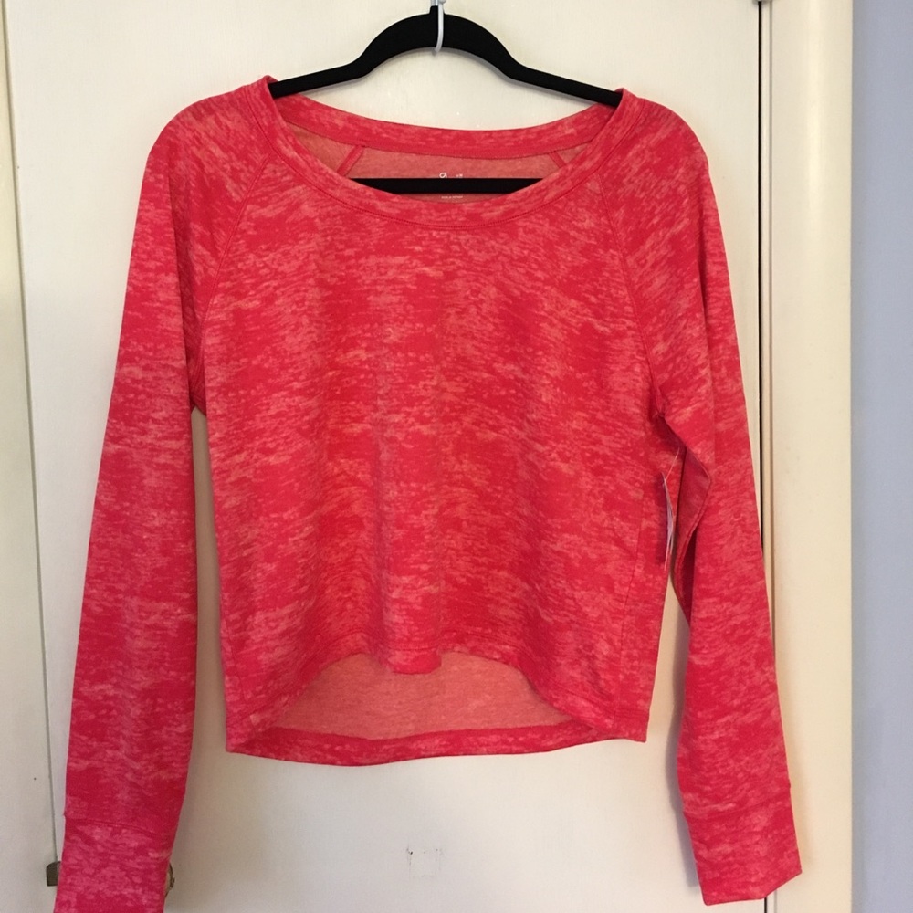Orange gap fit sweatshirt