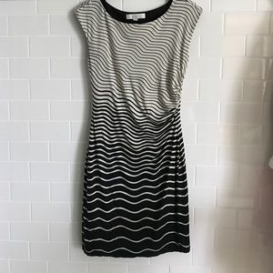Loft dress. Size small, ruched at the waist.