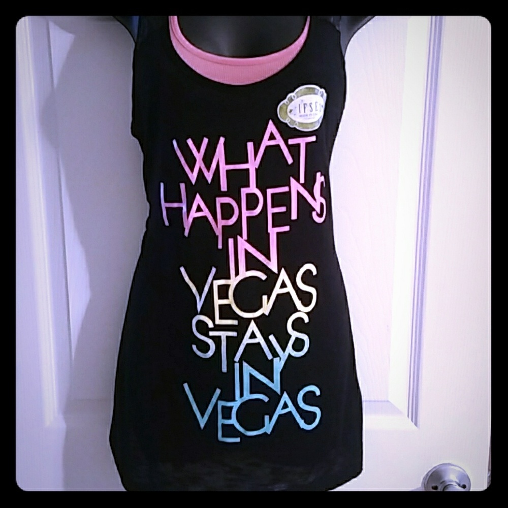 Vegas racerback tank NWOT
