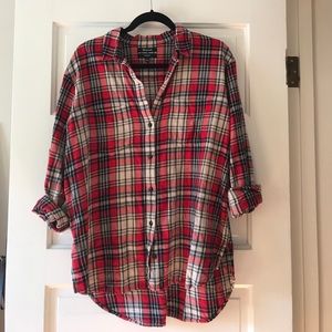 **SALE** New Madewell Red Plaid Flannel