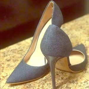 Denim blue heels