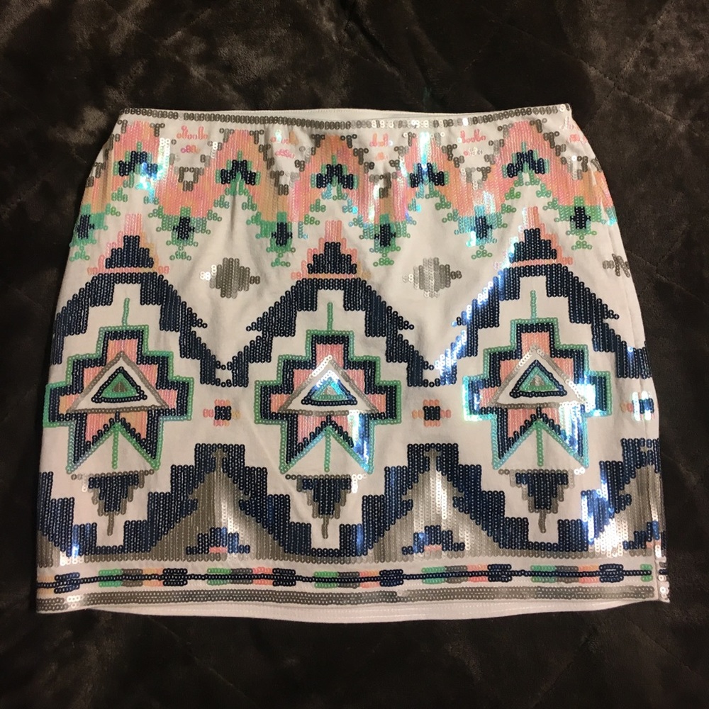 NWT Express sequin skirt