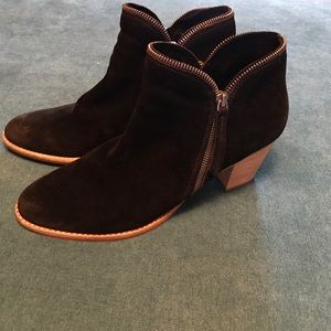Dolce Vita Black suede leather boots size 11