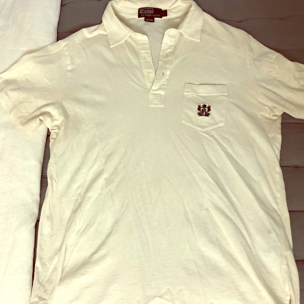 Men’s Ralph Lauren White Polo