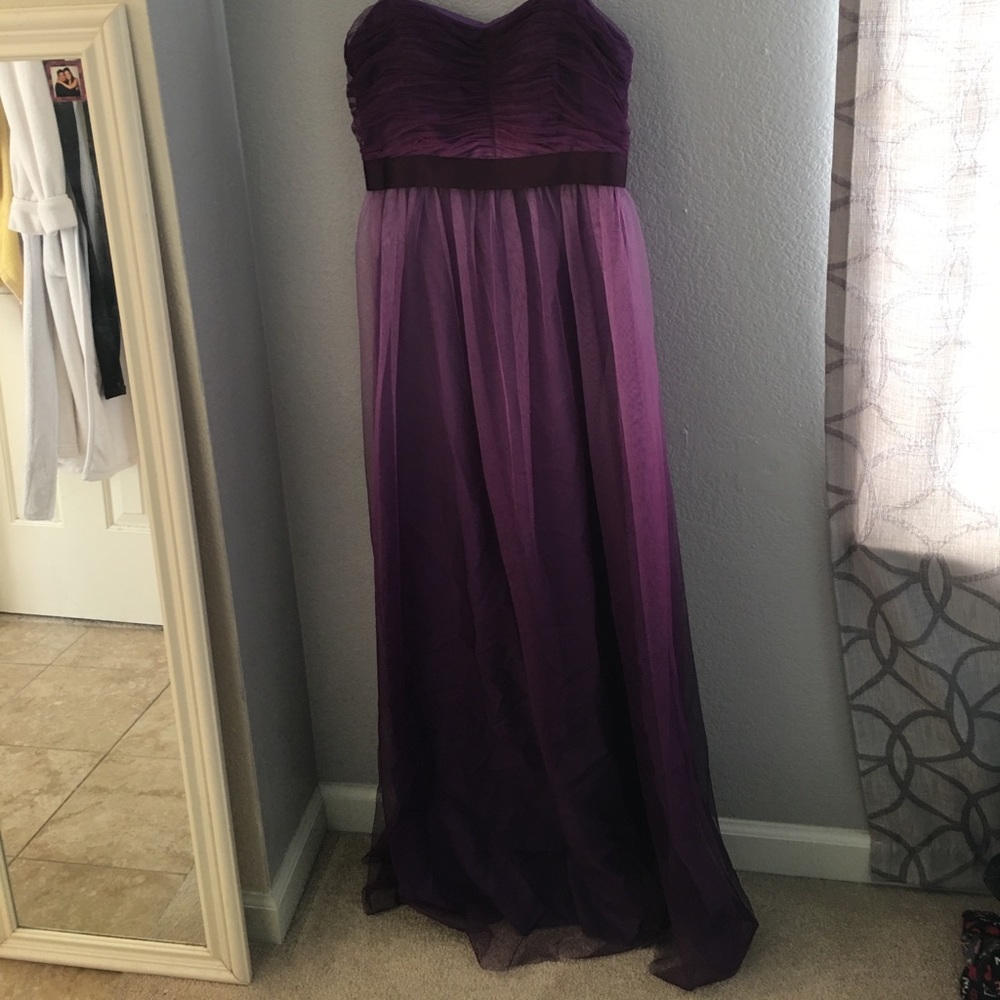 Purple special occasion dress
