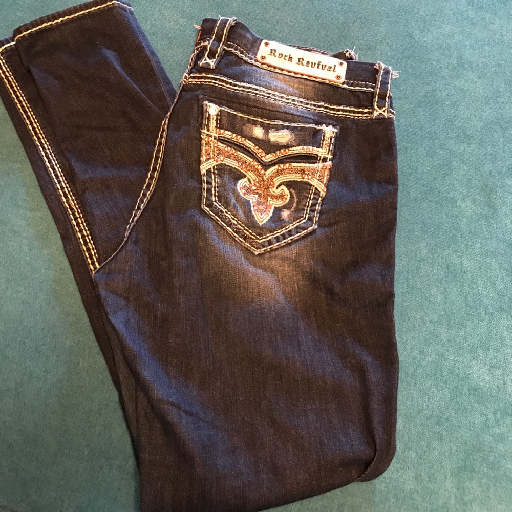 New Rock Revival skinny jeans size 30