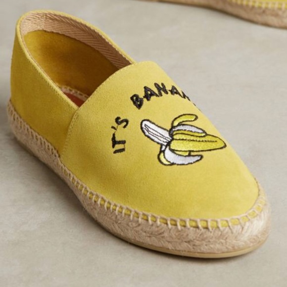 NWT South Parade It's Bananas Espadrilles Size 41 - Picture 2 of 4