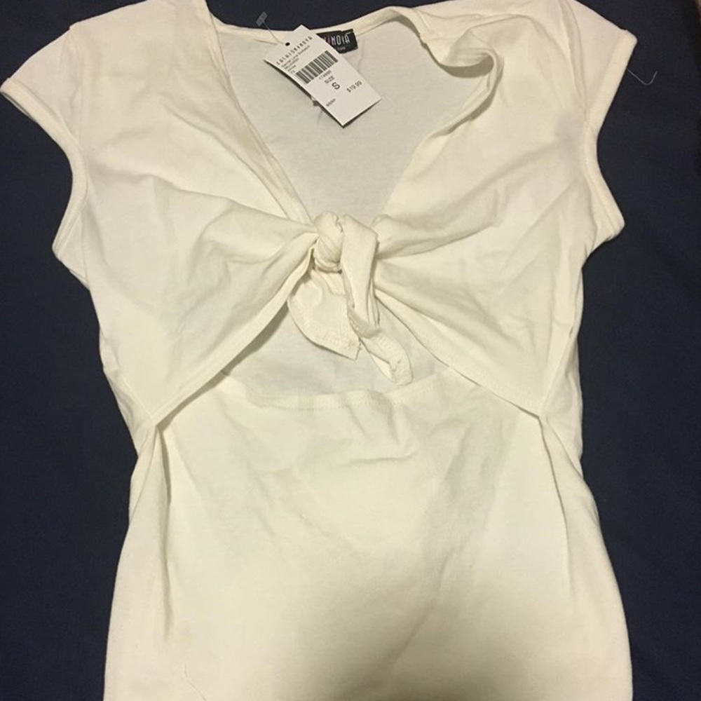 Tie front bodysuit