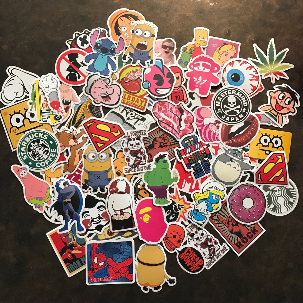 50 sticker bundle