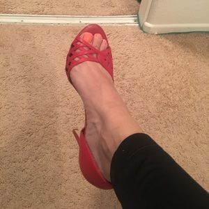 Red BCBG Paris heels