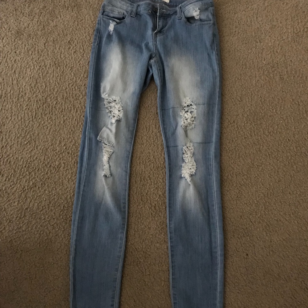 Distressed Jeans