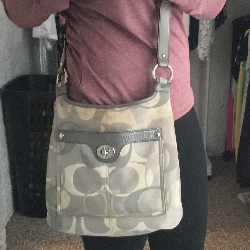 COACH Penelope Gray Crossbody bag