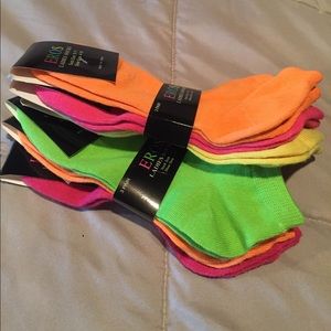 Ankle Socks size 9-11 (shoe size 4-10) 6 pair