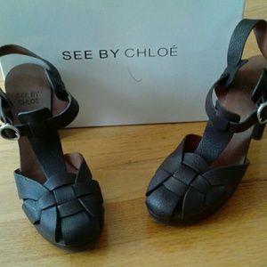 See by Chloe size 38 platform shoes