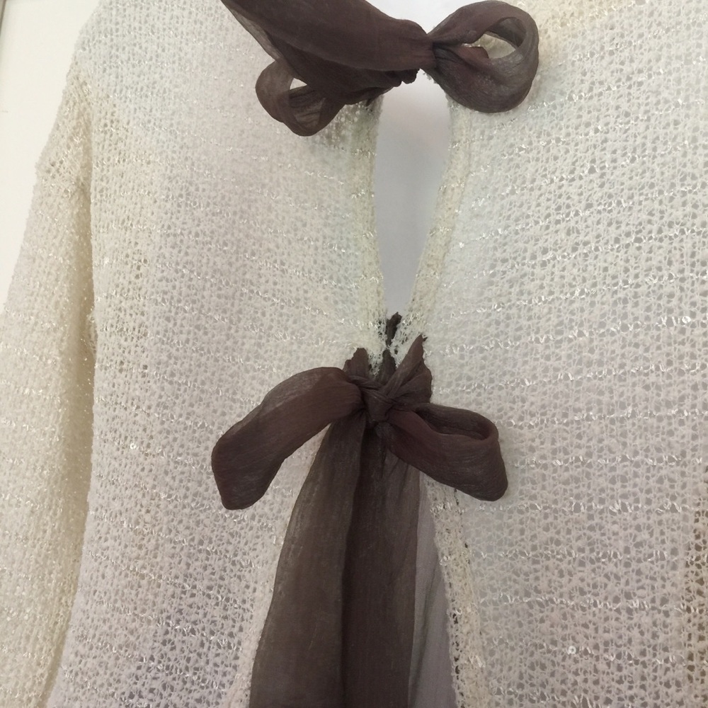 ❌❌SOLD❌❌A’reve Anthropologie RYU Tie Back Top - Picture 4 of 6