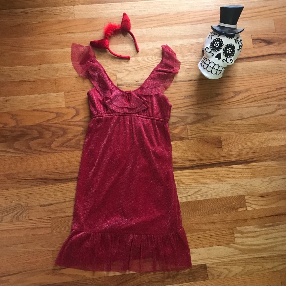 Sparkly Red Costume Dress