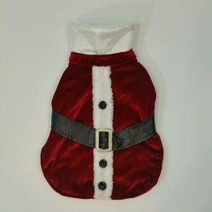 Dog Santa Costume Sz Medium
