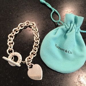 Tiffany & Co. Classic Heart Toggle Bracelet.