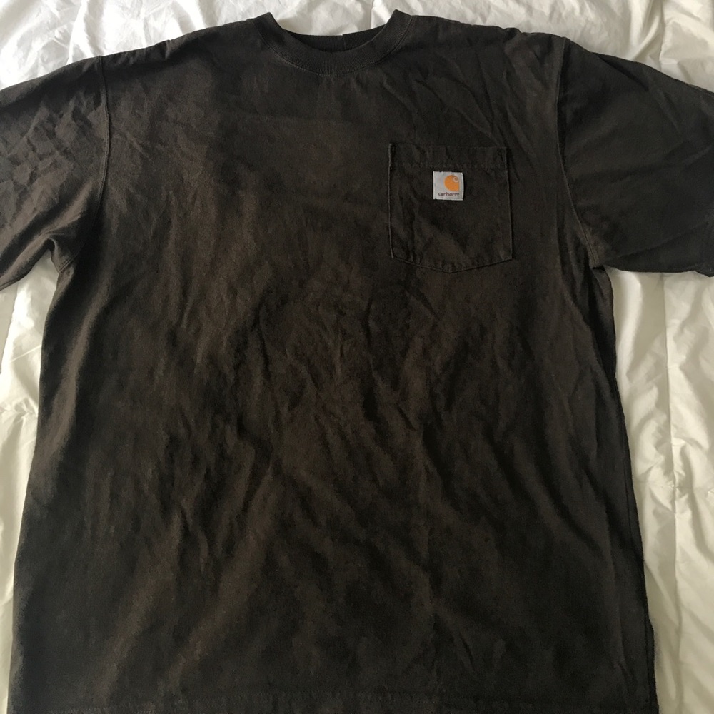CARHARTT brown tee shirt