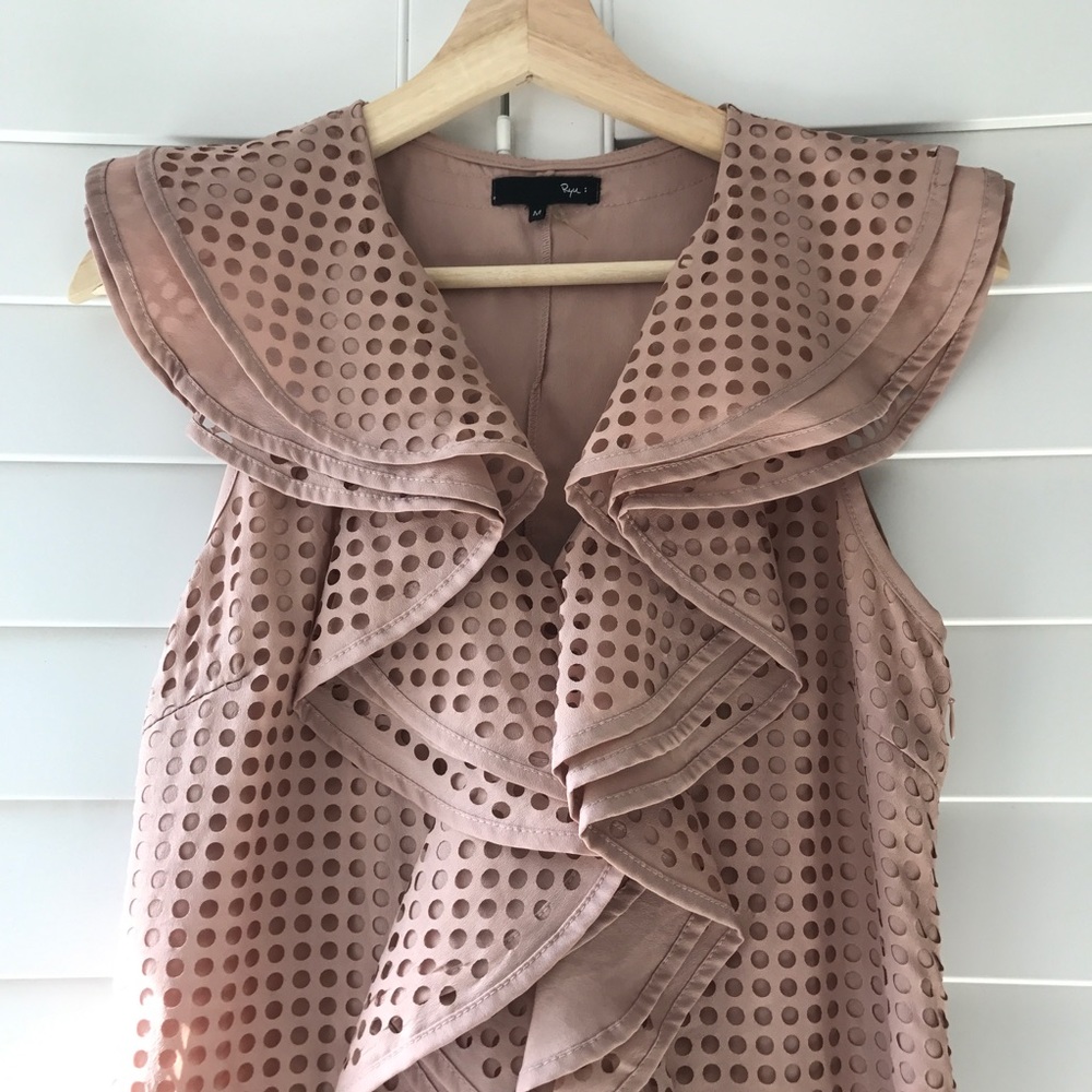 ⚡️Spring Sale⚡️Polka Dot Cutout Ruffle Front Dress