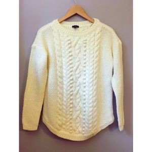 NWT Talbots Petite fisherman sweater