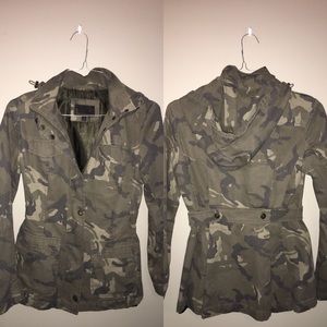Camo utility jacket
